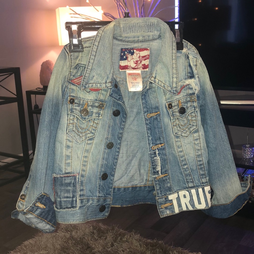 Kids True religion jean jacket!